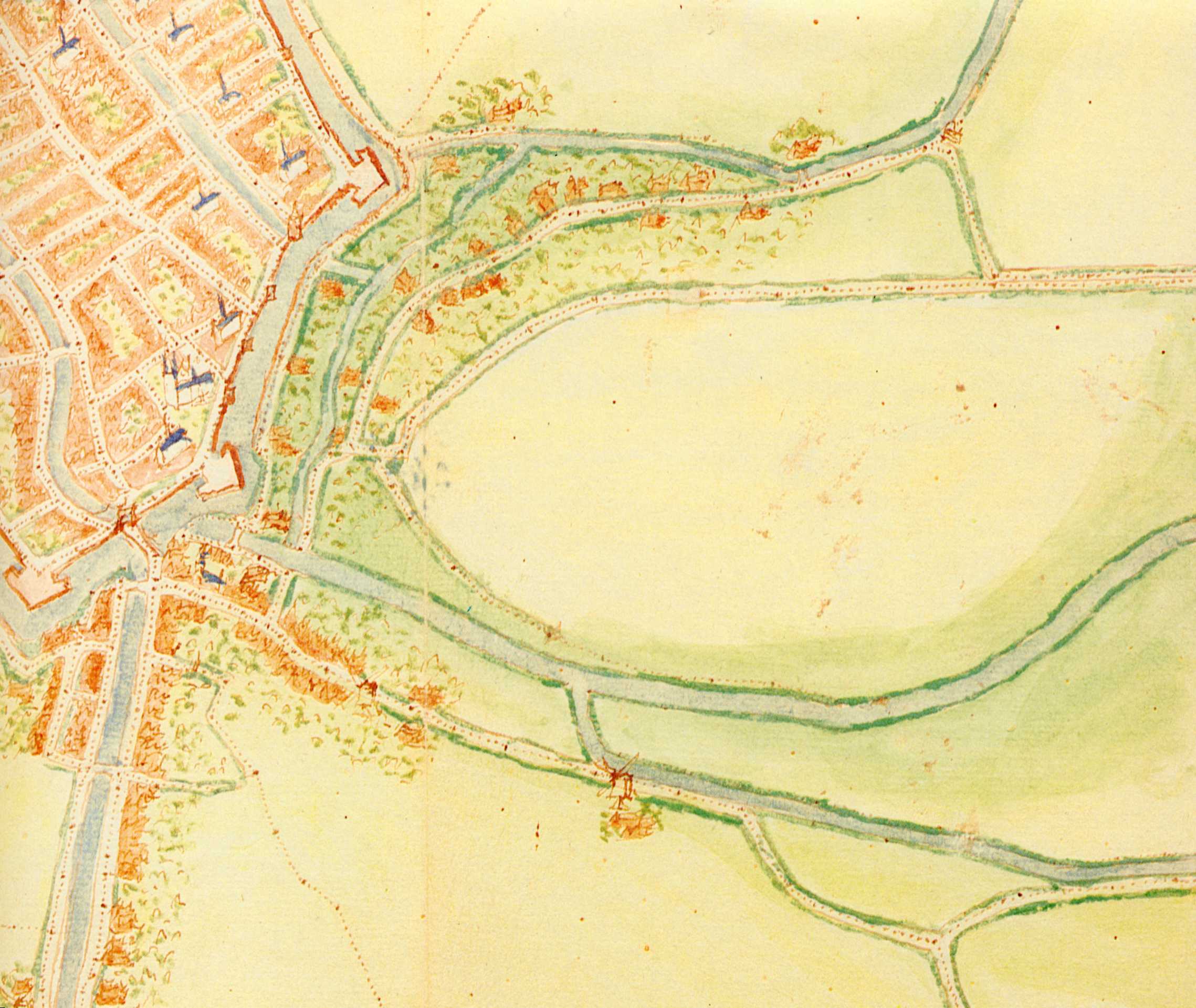 Abstede op de kaart van Van Deventer